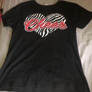 Little girls cute cheer shirt